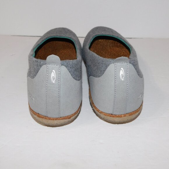 SOLE District by ReCork Grace Carbon Negative Gray Shoes Womens 10 Slip on Flats - Picture 4 of 10